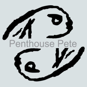 Dark Ink Penthouse Pete Signature Cuff  Fan Favorite Fleece Pullover Hooded Sweatshirt Design