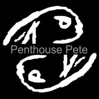 Light Ink Penthouse Pete Signature Back - Infant Short Sleeve Baby Rib Bodysuit Design