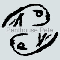 Dark Ink Penthouse Pete Signature Back - Ladies PosiCharge ® Competitor ™ Racerback Tank Design