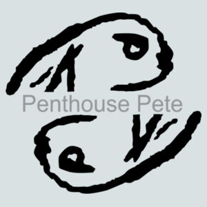 Dark Ink Penthouse Pete Signature Back - Ladies PosiCharge ® Competitor ™ Racerback Tank Design