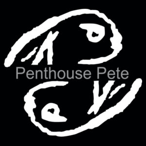 Dark Ink Penthouse Pete Signature Cuff  - PP Women’s Triblend Cropped Long Sleeve Hoodie Design