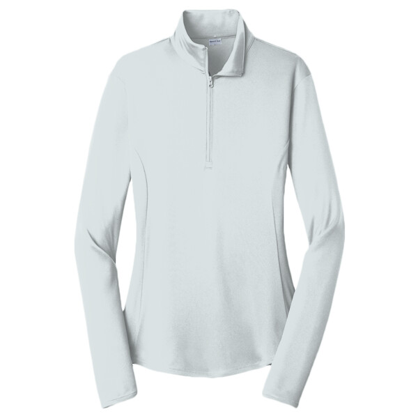 Custom No Minimum Sport-Tek Ladies PosiCharge Competitor 1/4 Zip Pullover LST357 Front View
