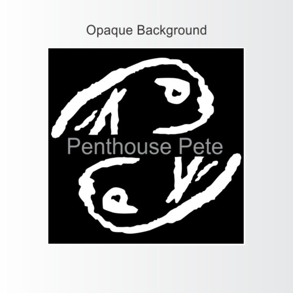 Penthouse Pete  - 6 in Square Window Graphic Cling (2-Pack) 2 Thumbnail