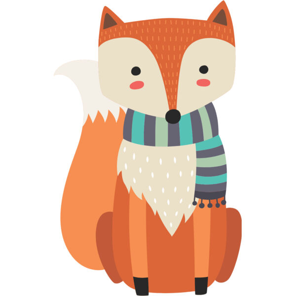 Fall Autumn Fox Scarf 1 Thumbnail
