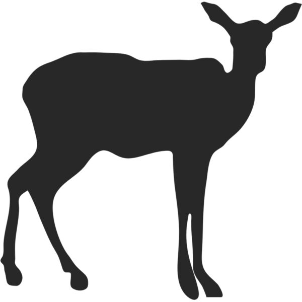 Deer Doe Silhouette 2 Thumbnail