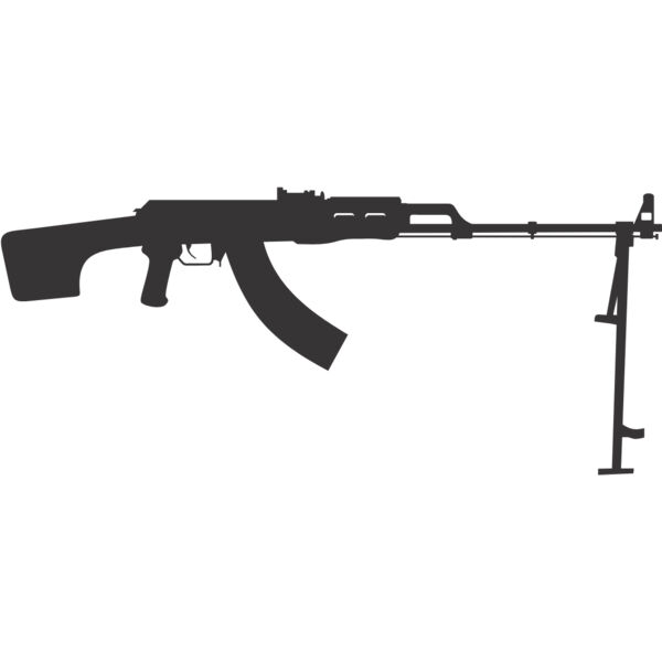 Machine Gun Silhouette 10 Thumbnail