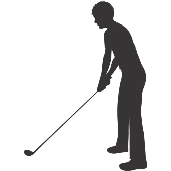Golfer Silhouette 2 Thumbnail