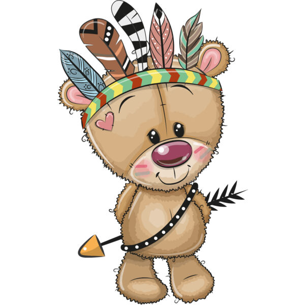 Woodlands Tribal Teddy Bear 1 Thumbnail