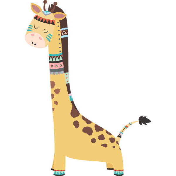 Woodlands Tribal Giraffe 1 Thumbnail