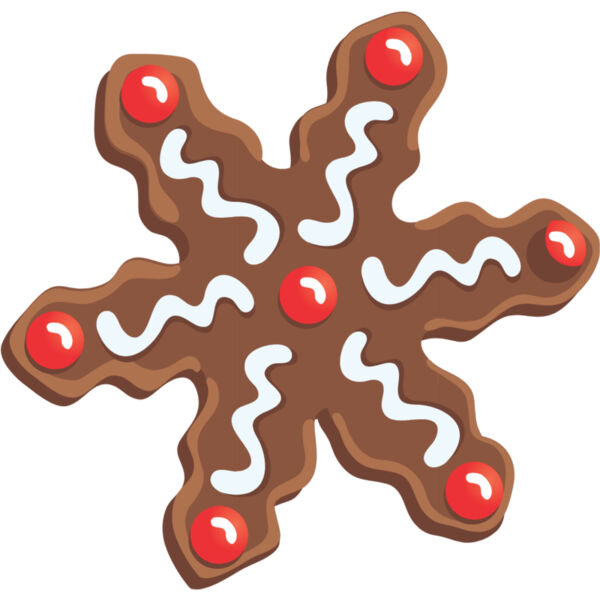 Christmas Snowflake Chocolate Cookie 1 Thumbnail