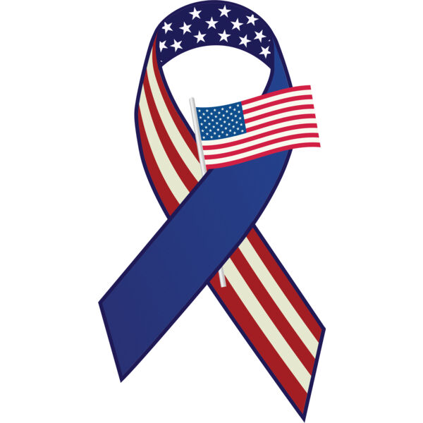 USA America Awareness Ribbon 6 Thumbnail