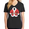 Ladies Core Cotton V-Neck Tee Thumbnail